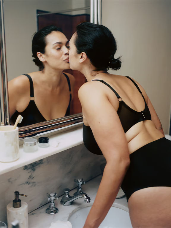 Pure Light Unlined Bra Black - 7