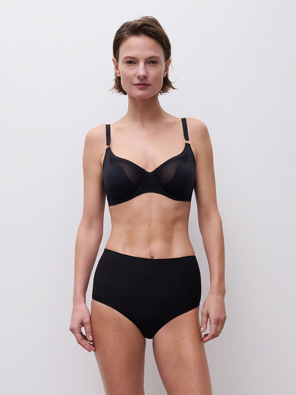 Pure Light Unlined Bra Black - 5