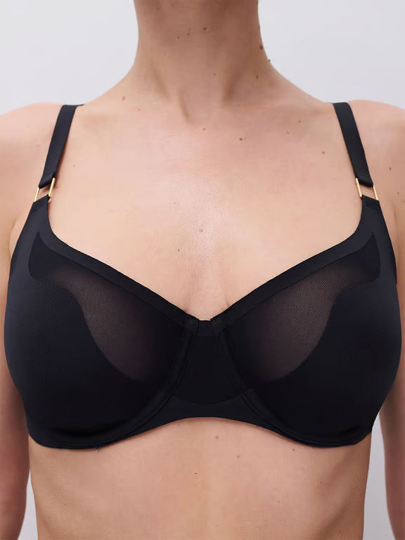 Pure Light Unlined Bra Black - 4