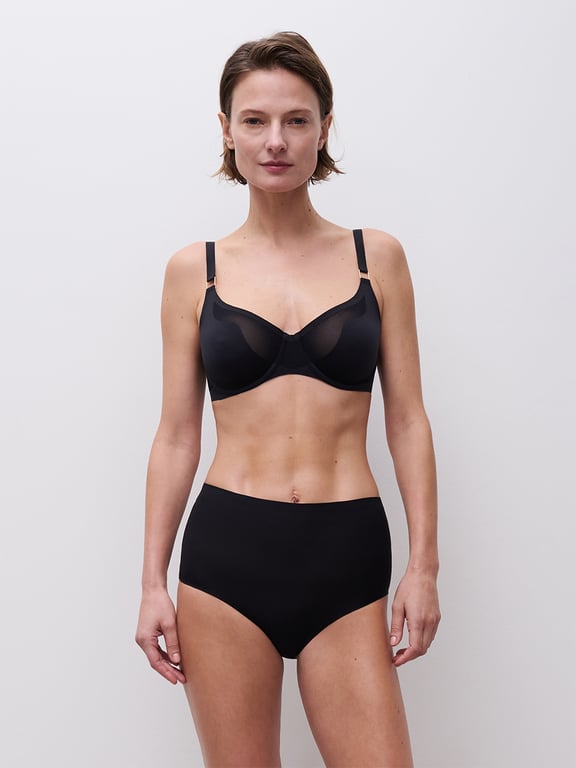 Pure Light Unlined Bra Black - 5