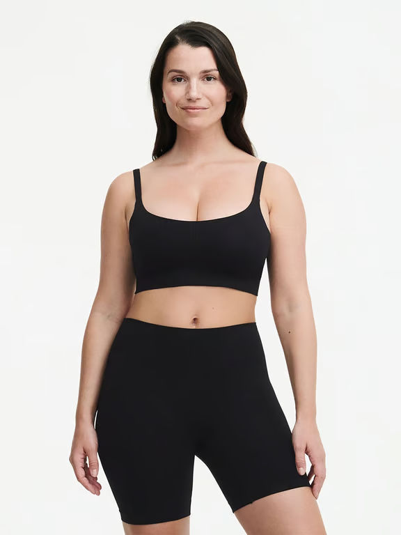 Smooth Comfort High Waist Mid-Thigh Light Shaping Short Black - 4