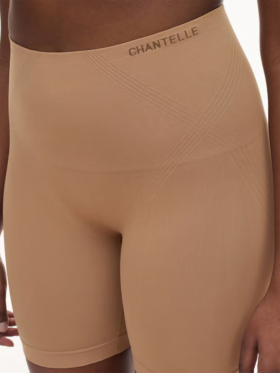 Smooth Comfort High Waist Mid-Thigh Light Shaping Short Terracotta - 3