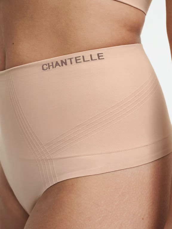 Smooth Comfort High Waist Light Shaping Thong Clay Nude - 3