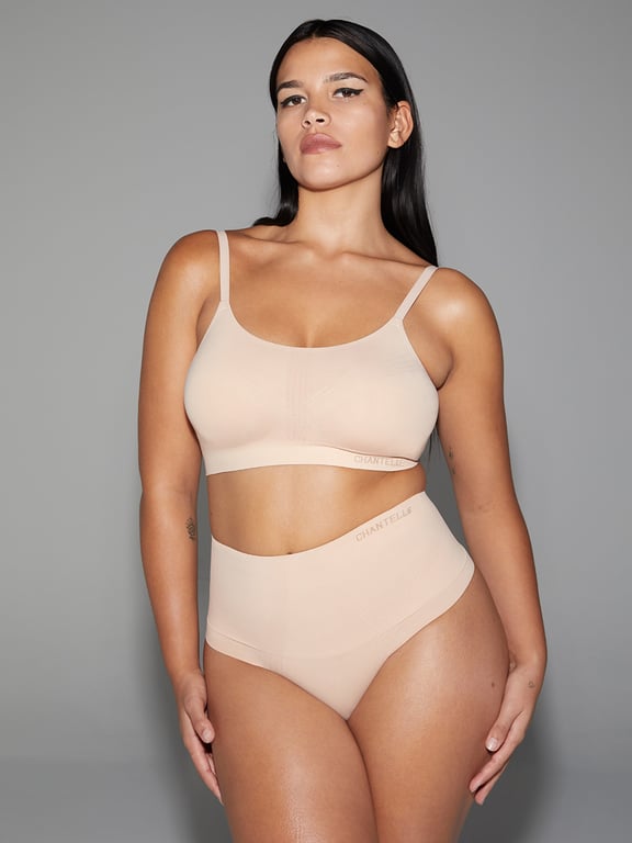 Chantelle | Smooth Comfort - Smooth Comfort High Waist Light Shaping Thong Clay Nude - 1