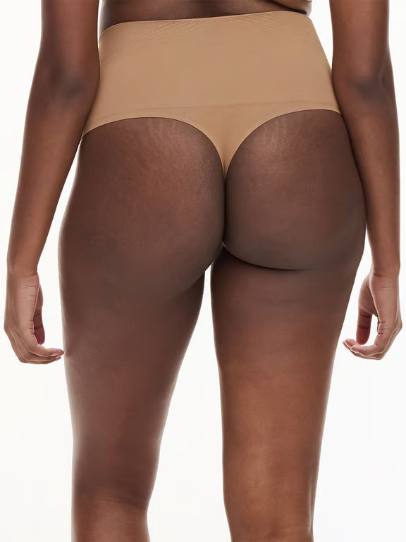 Smooth Comfort High Waist Thong Terracotta - 2
