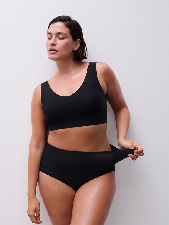 SoftStretch Full Brief (1X-4X) Black - 3