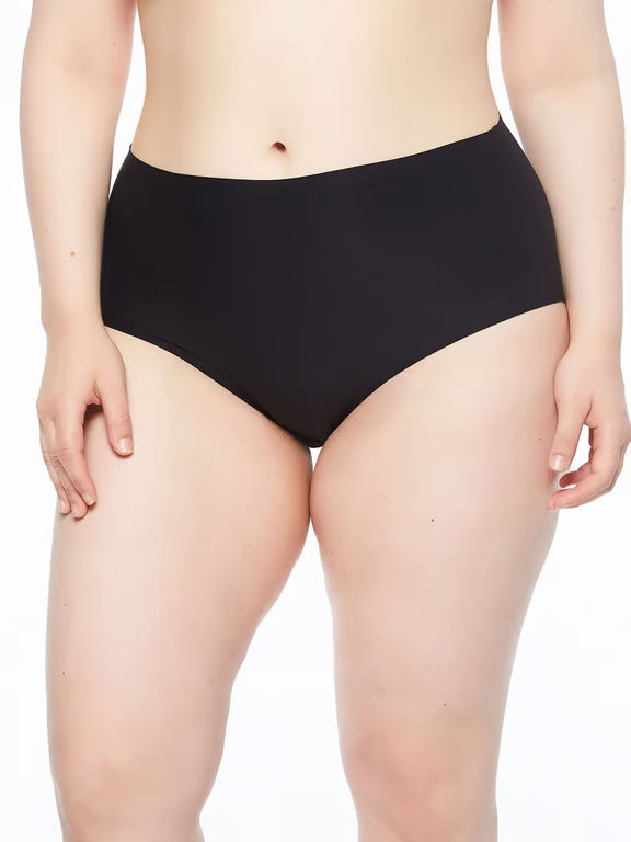 SoftStretch Full Brief (1X-4X) Black - 0
