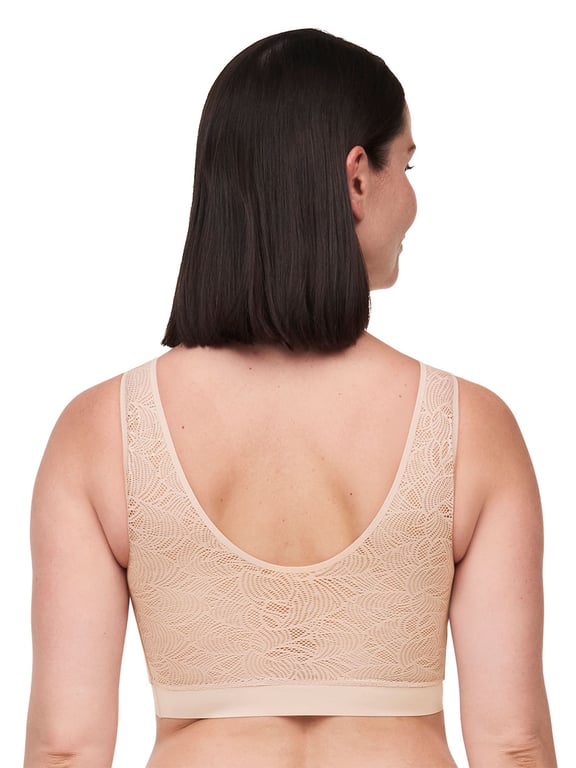 SoftStretch Padded Top with Lace Nude Blush - 1