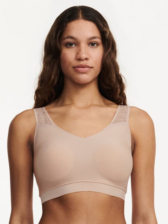 SoftStretch Padded Top with Lace Nude Blush - 3