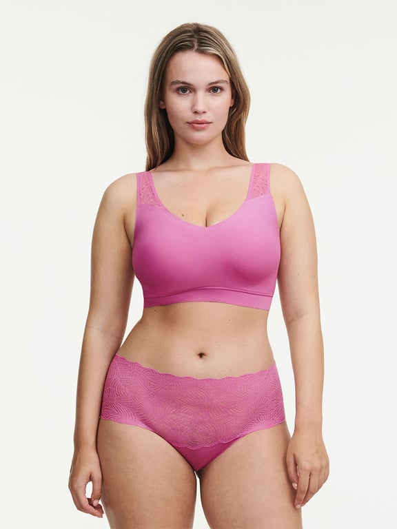 SoftStretch Padded Top with Lace Rosebud - 3