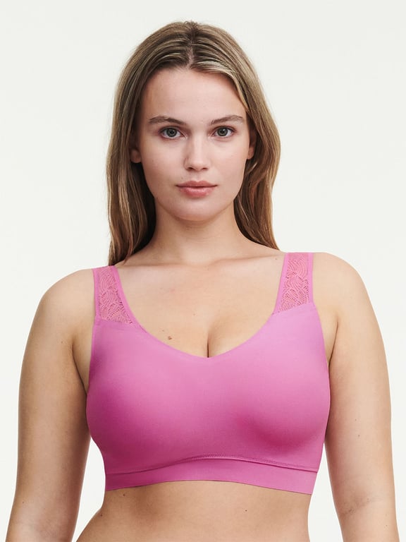 SoftStretch Padded Top with Lace Rosebud - 0