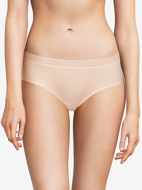SoftStretch Hipster with Lace Nude Blush - 0