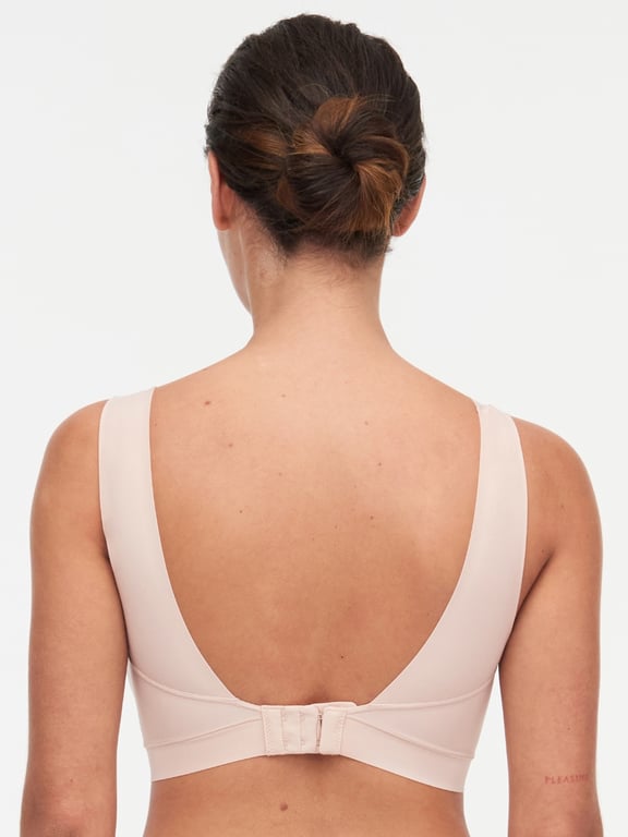 SoftStretch Padded Bra Top with Hook and Eye Nude Blush - 1