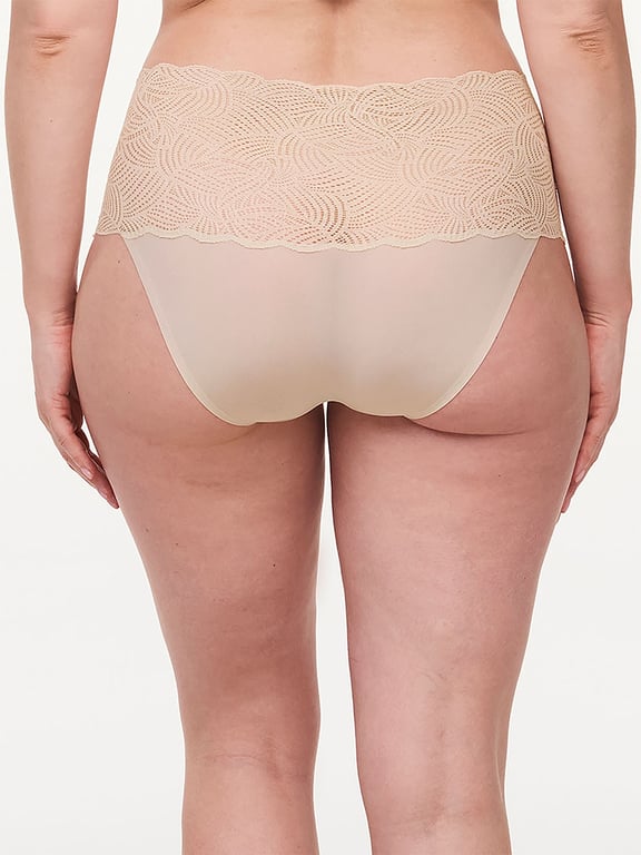 SoftStretch Lace Brief Nude Blush - 1