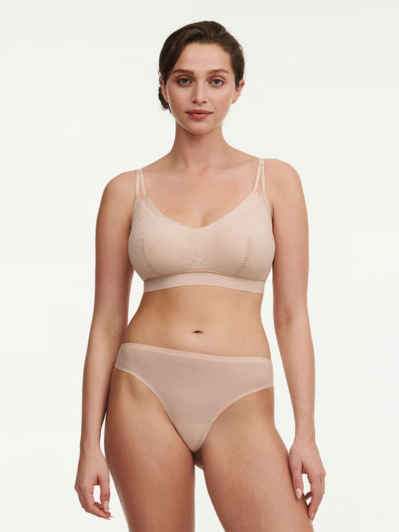 SoftStretch Lace Bralette Nude Blush - 3