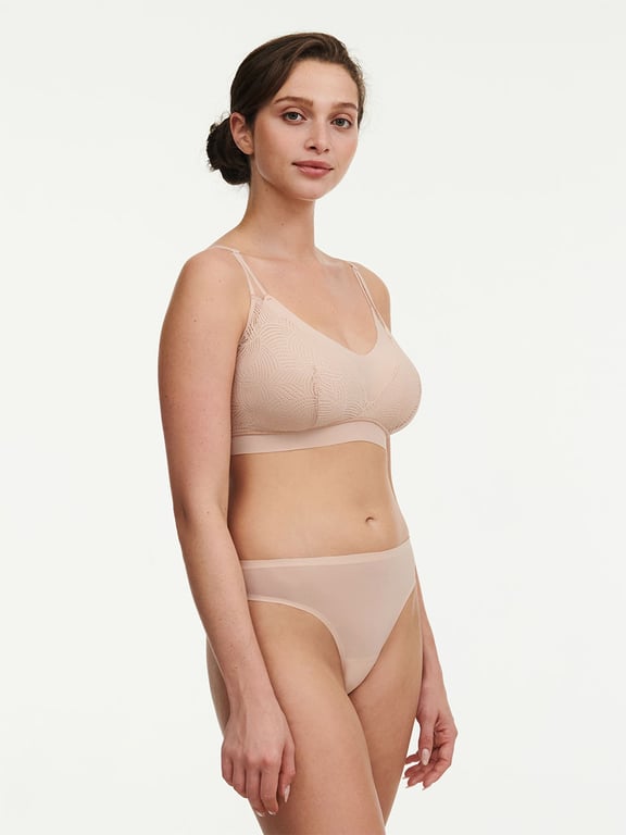 SoftStretch Lace Bralette Nude Blush - 4