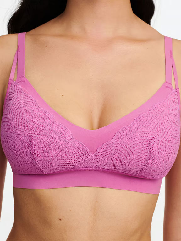 SoftStretch Lace Bralette Rosebud - 2