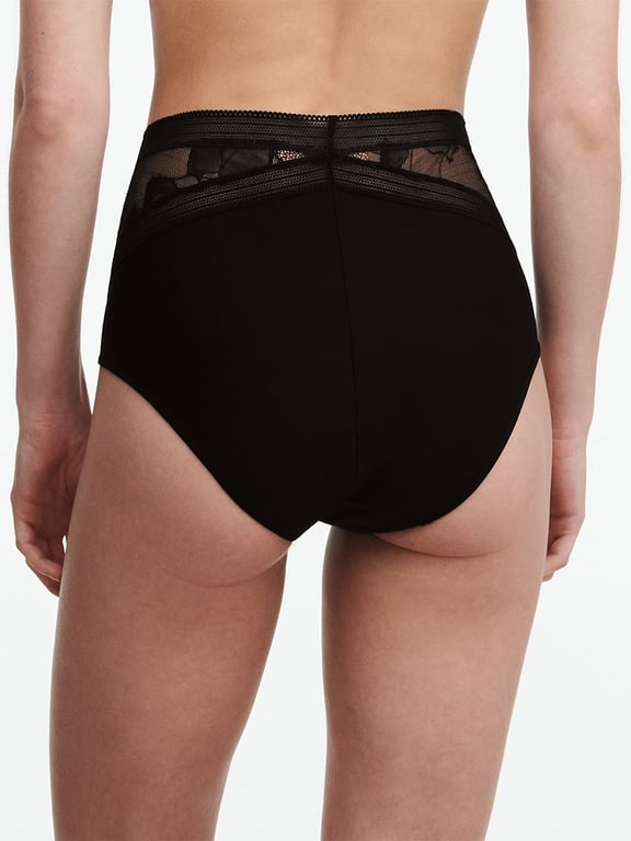 True Lace High Waisted Brief Black - 1