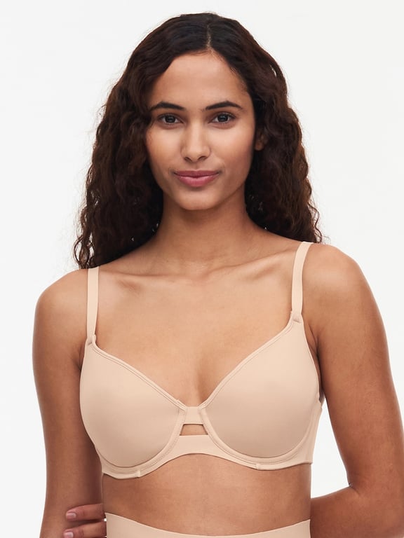 Smooth Lines Smoothing Minimizer T-Shirt Bra Nude Blush - 0