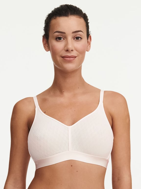 Chantelle | Smooth Lines - Smooth Lines Back Smoothing Wireless Bra Talc - 1