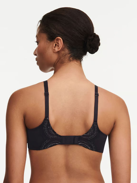 【CHANTELLE】新作ブラ★フルカップ★MYSTIC DREAM Mystic Dream Lace Full Coverage Unlined Bra Black Lurex