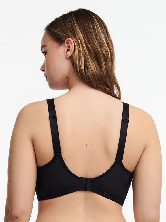 Mystic Dream Lace Full Coverage Unlined Bra Black Lurex