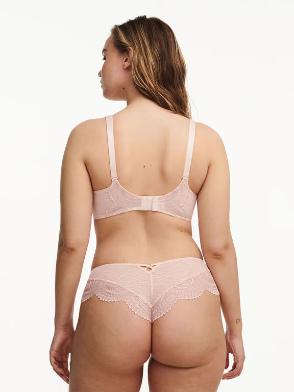 Mystic Dream Lace Plunge Contour Bra Taffeta Pink - 3