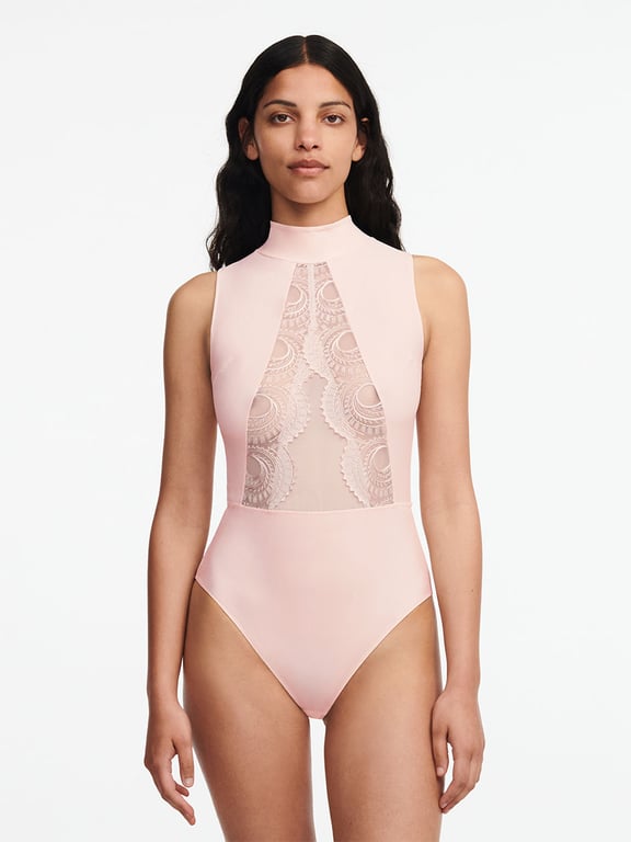Mystic Dream Lace Bodysuit Taffeta Pink - 0