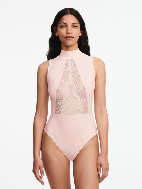 Chantelle | Mystic Dream - Mystic Dream Lace Bodysuit Taffeta Pink - 1