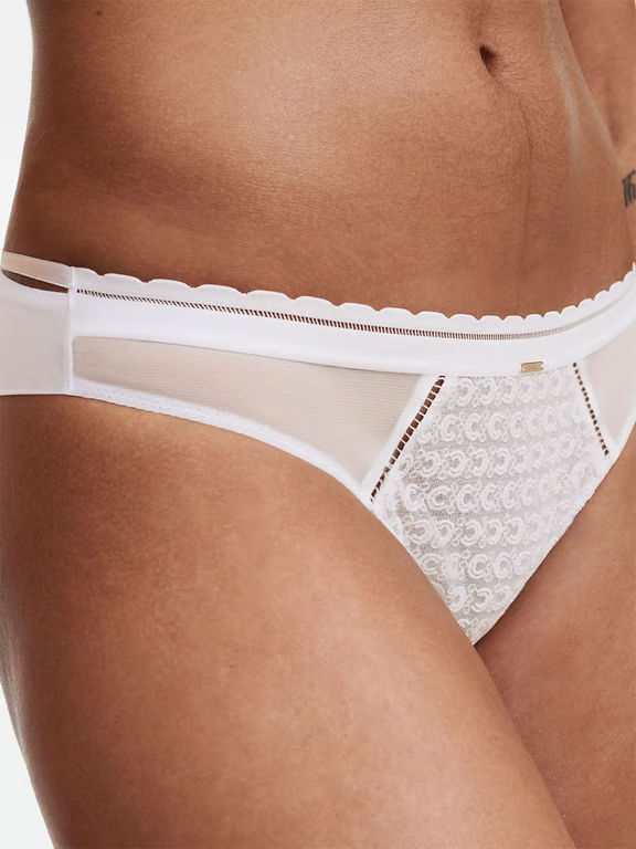 Monogram Cheeky Bikini White - 2