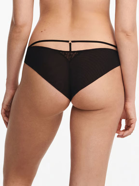 Monogram Cheeky Bikini Black - 1