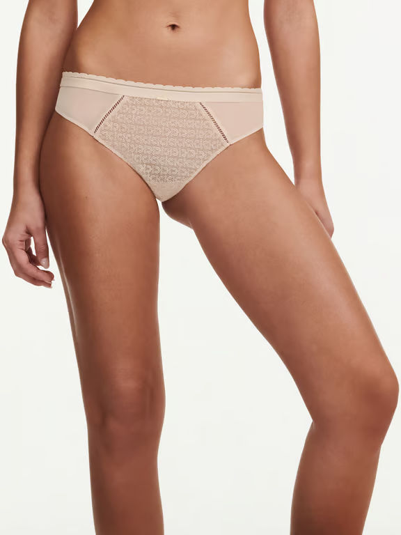 Monogram Cheeky Bikini Nude Blush - 0