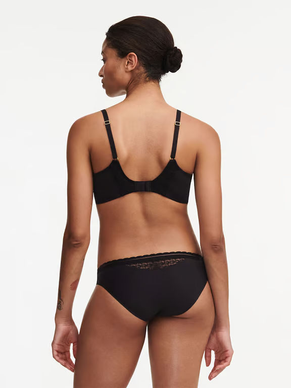 Monogram Plunge Unlined Bra Black - 4