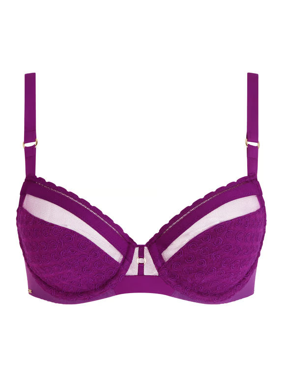 Chantelle | Monogram - Monogram Plunge Unlined Bra Ultra Violet - 2