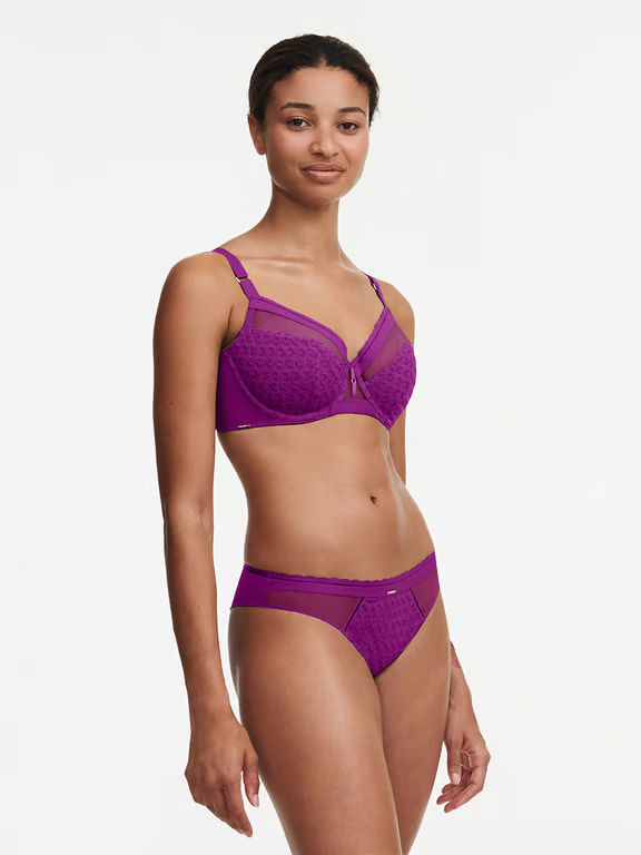 Monogram Plunge Unlined Bra Ultra Violet - 3