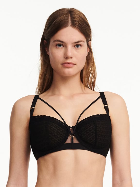 Chantelle | Monogram - Monogram Unlined Demi Bra Black - 1