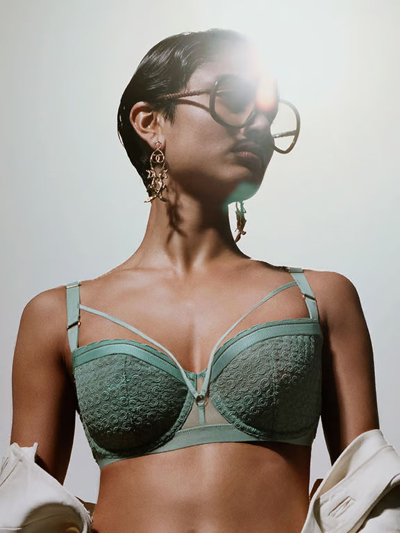 Chantelle | Monogram - Monogram Unlined Demi Bra Trellis - 1