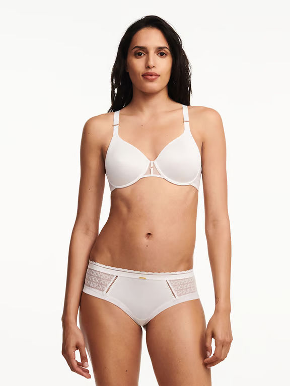 Monogram Smooth Lightweight T-Shirt Bra White - 3