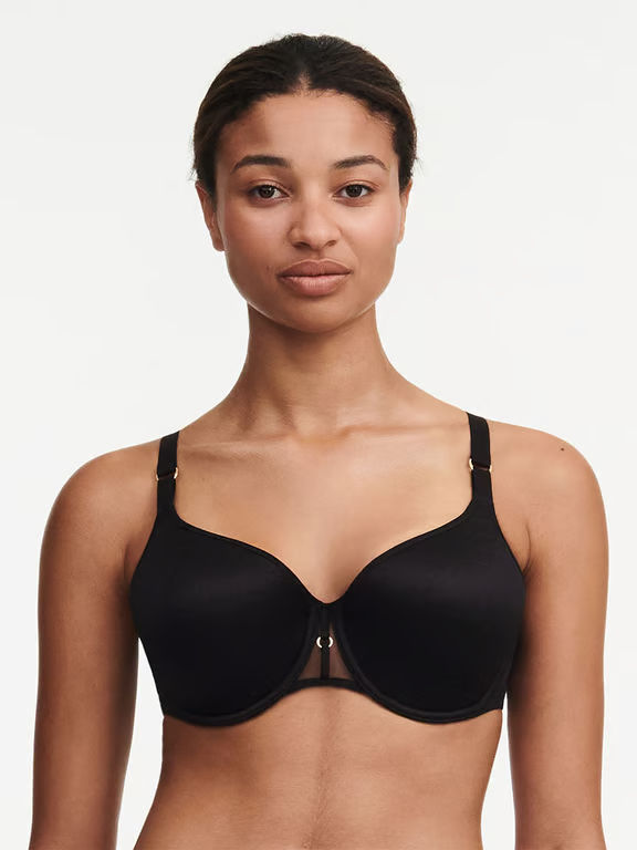 Monogram Smooth Lightweight T-Shirt Bra Black - 0