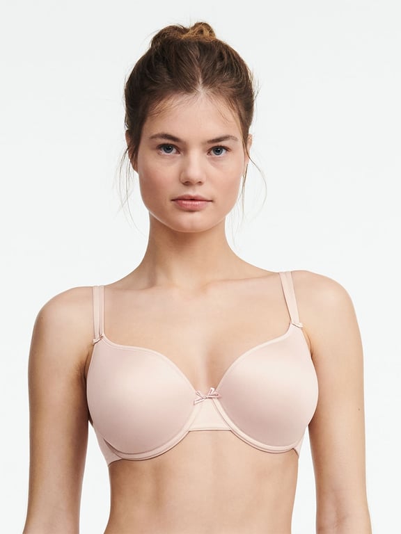 Basic Invisible Smooth Support T-Shirt Bra Nude Rose - 0