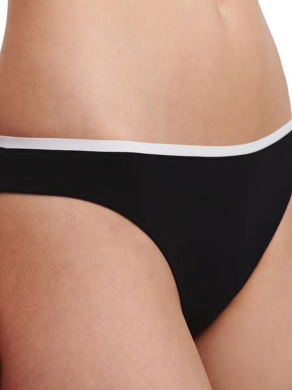 Authentic Bikini Swim Bottom Black/White - 2