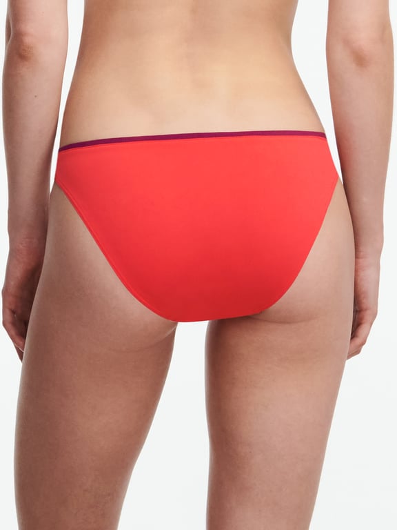 Authentic Bikini Swim Bottom Red/Orange - 1