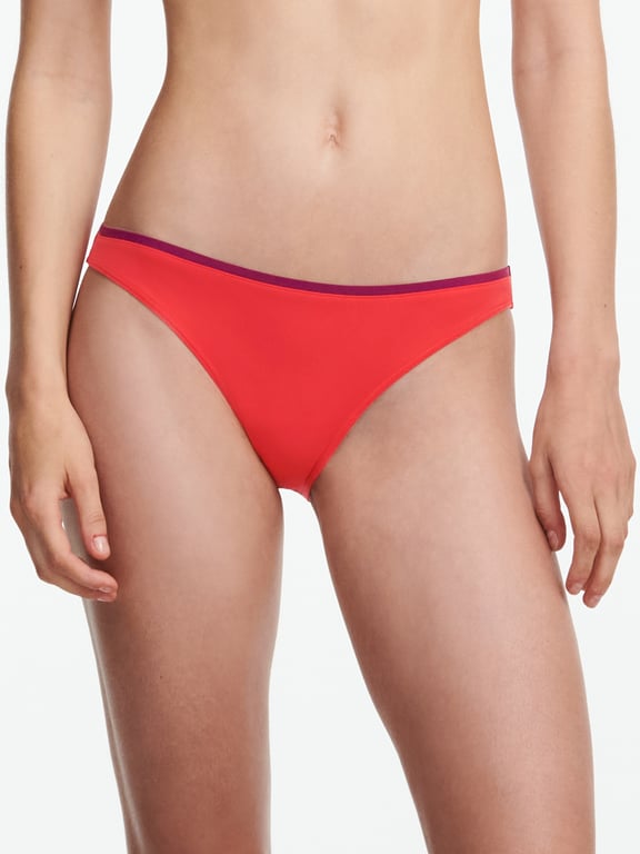 Authentic Bikini Swim Bottom Red/Orange - 0