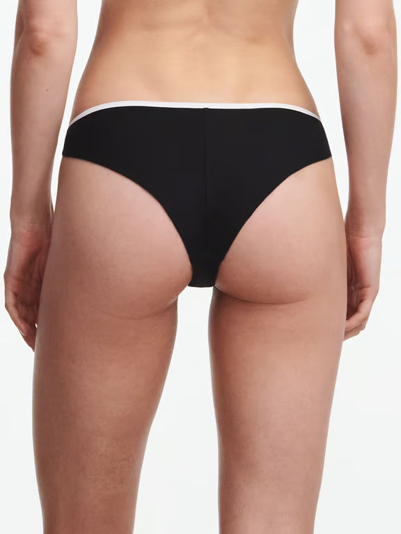 Authentic Tanga Swim Bottom Black/White - 1