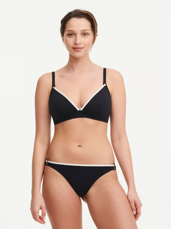 Authentic Wireless Swim Top Black/White - 3