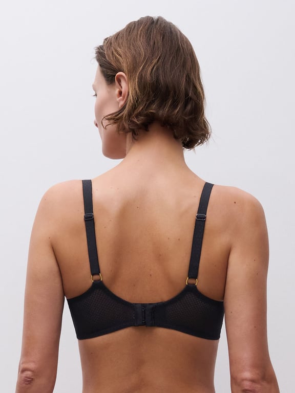 Fleurs Demi Bra Black