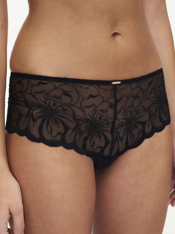 【CHANTELLE】新作ショーツ★ボクサータイプ★FLEURS Fleurs Hipster Black