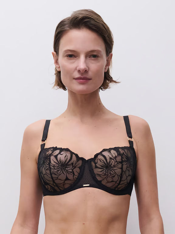 Fleurs Demi Bra Black - 2