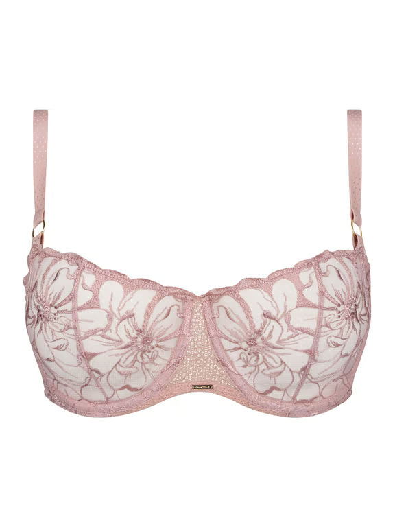Chantelle | FLEURS - Fleurs Lace Unlined Demi Bra Rose Authentique - 2