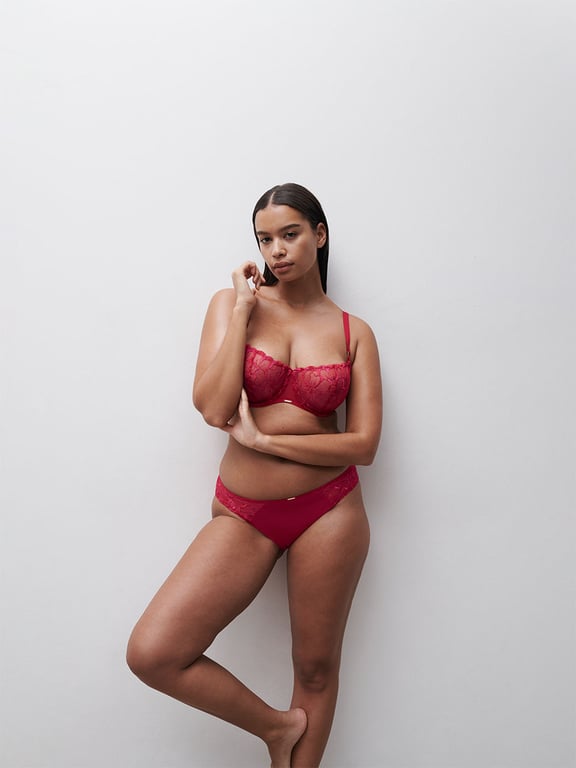 Fleurs Demi Bra Candy Apple Shades - 6